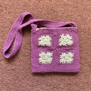 Handmade Crotchet Cross Shoulder Bag